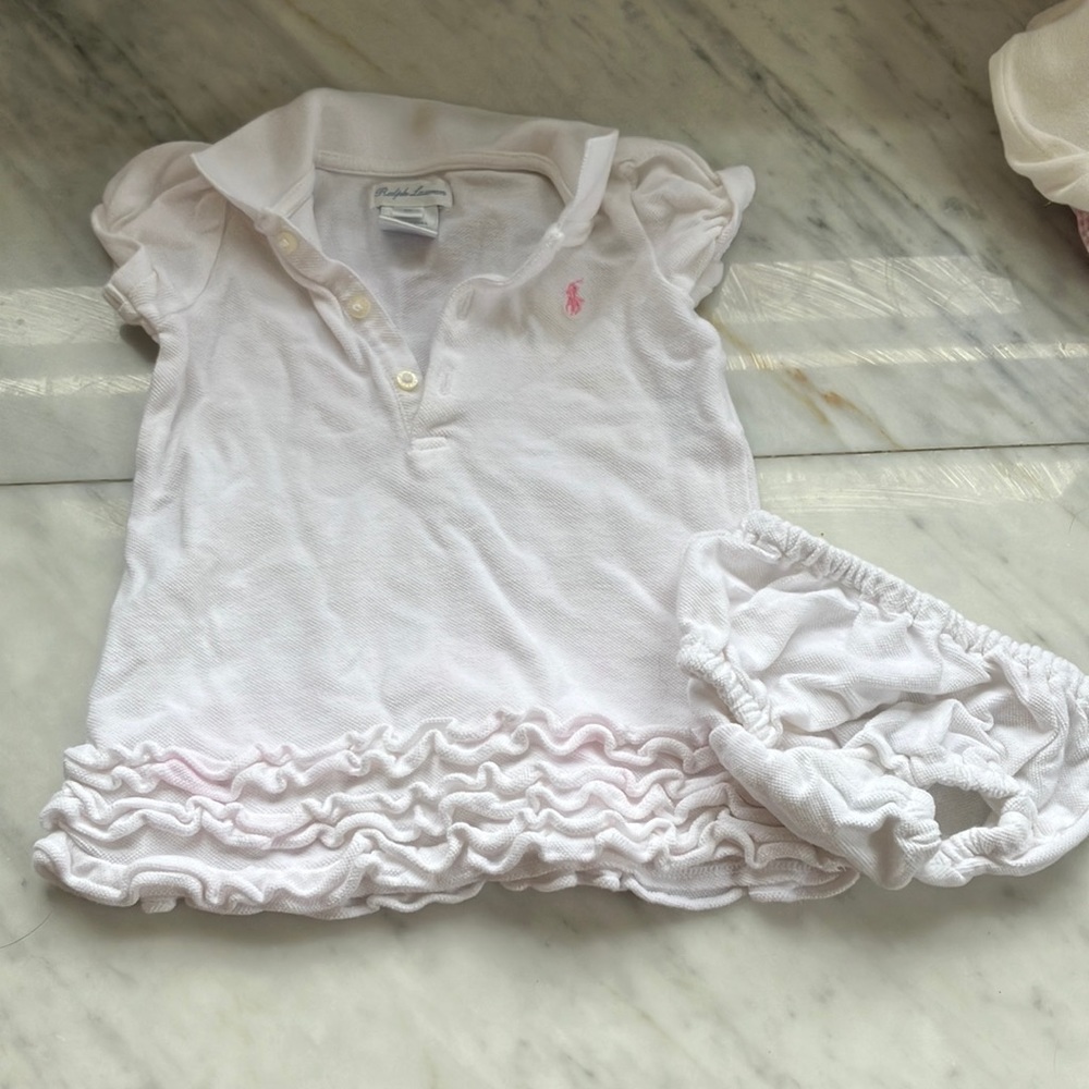 White Ralph Lauren polo dress